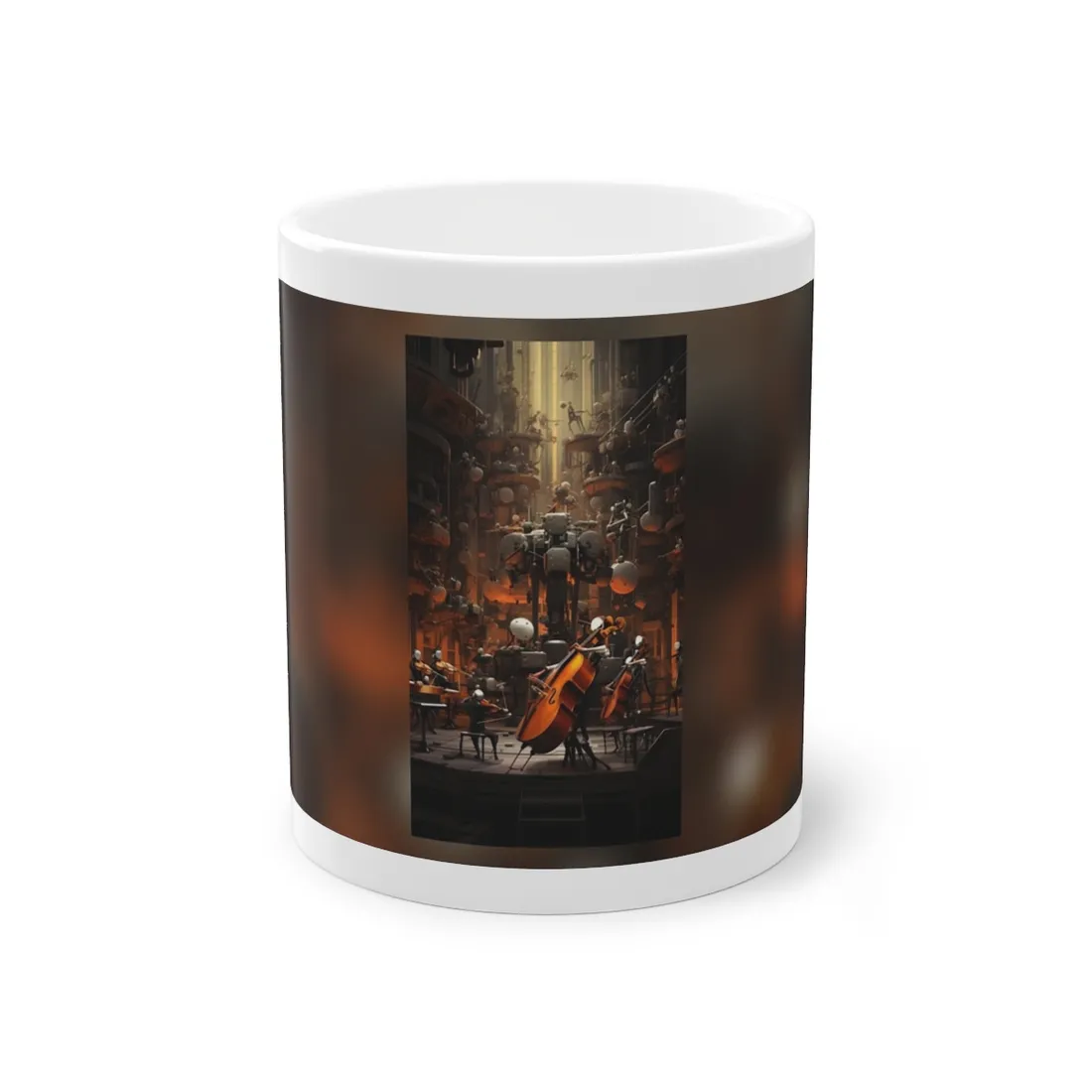 6 Sentient Robot Musicians: A Symphony of Artistic Expression - Mug