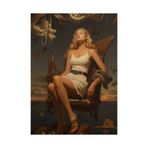 Dreamer on the Swing Poster