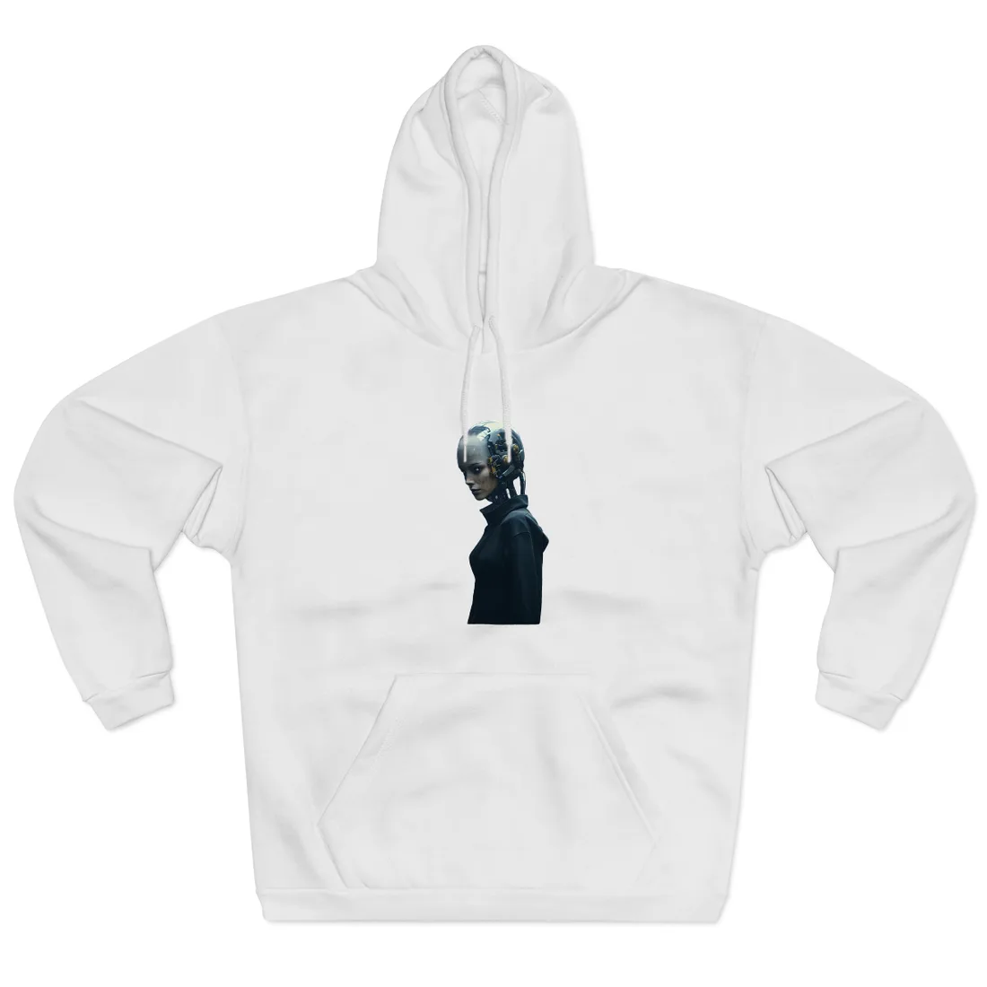 A group of charismatic thieves pull off a daring robotic art heist - Action - Hoodie (White)