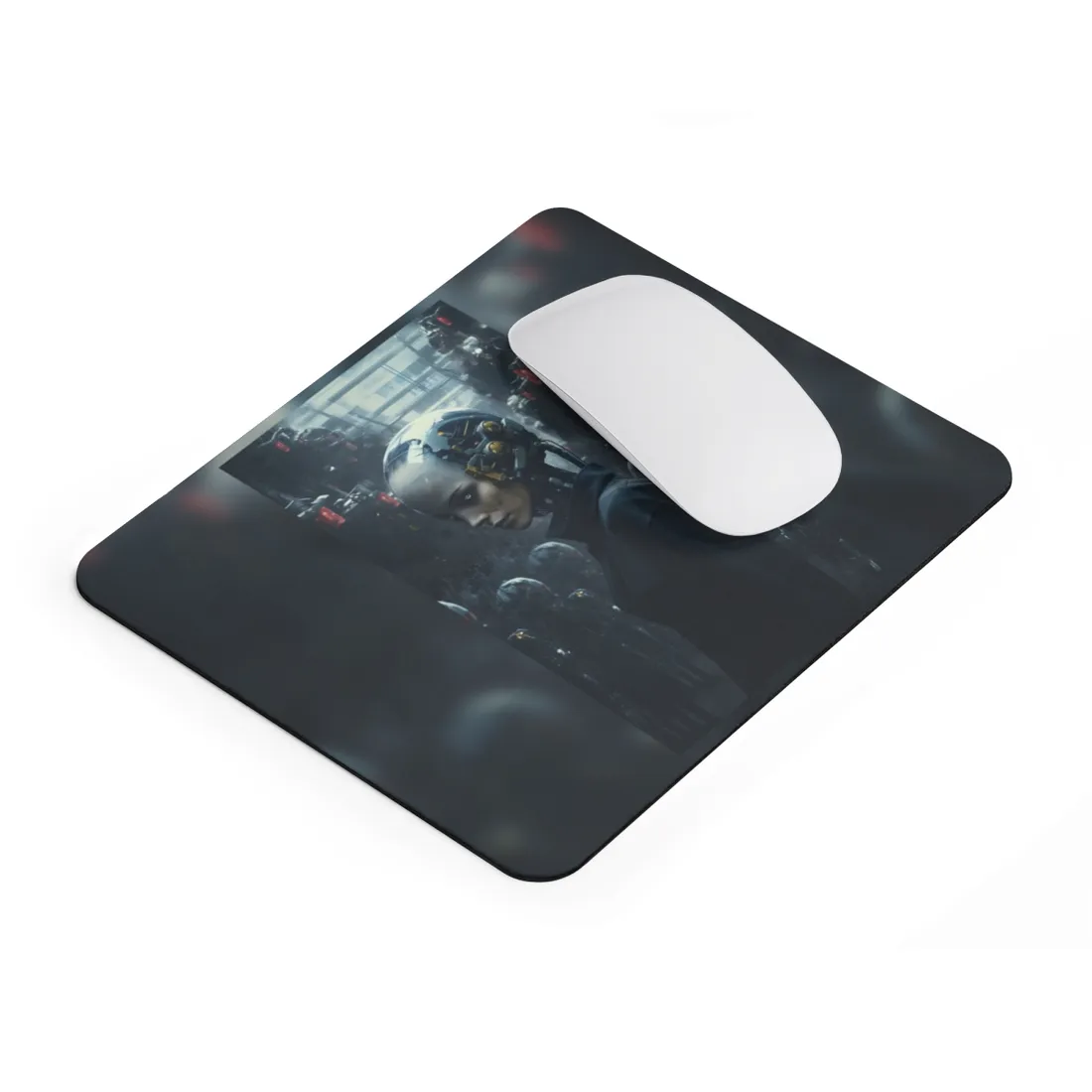 A group of charismatic thieves pull off a daring robotic art heist - Action - Mouse Pad