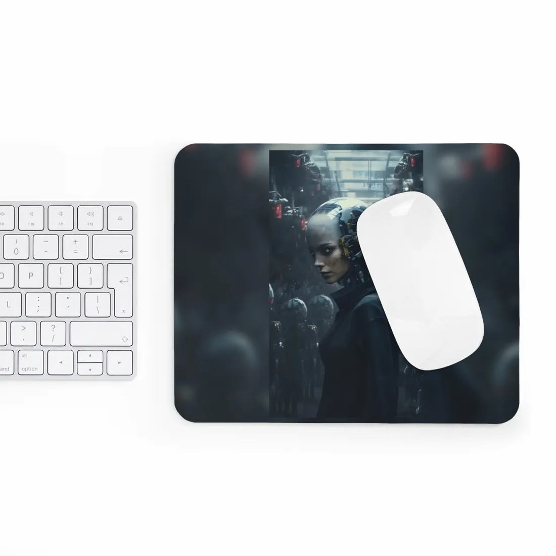 A group of charismatic thieves pull off a daring robotic art heist - Action - Mouse Pad