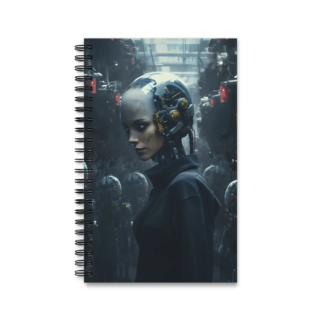 A group of charismatic thieves pull off a daring robotic art heist - Action - Spiral Notebook