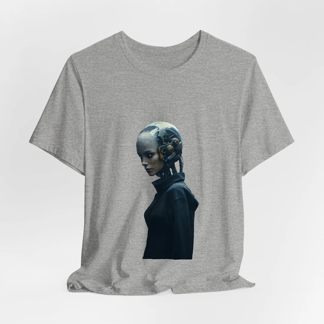 A group of charismatic thieves pull off a daring robotic art heist - Action - T-Shirt (Athletic Heather)