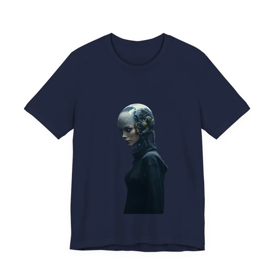 A group of charismatic thieves pull off a daring robotic art heist - Action - T-Shirt (Navy)