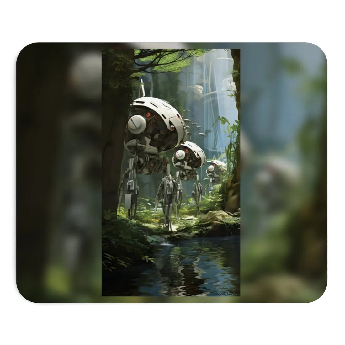 A haven for wildlife, powered by artificial intelligence - Robotic Sanctuary - Mouse Pad