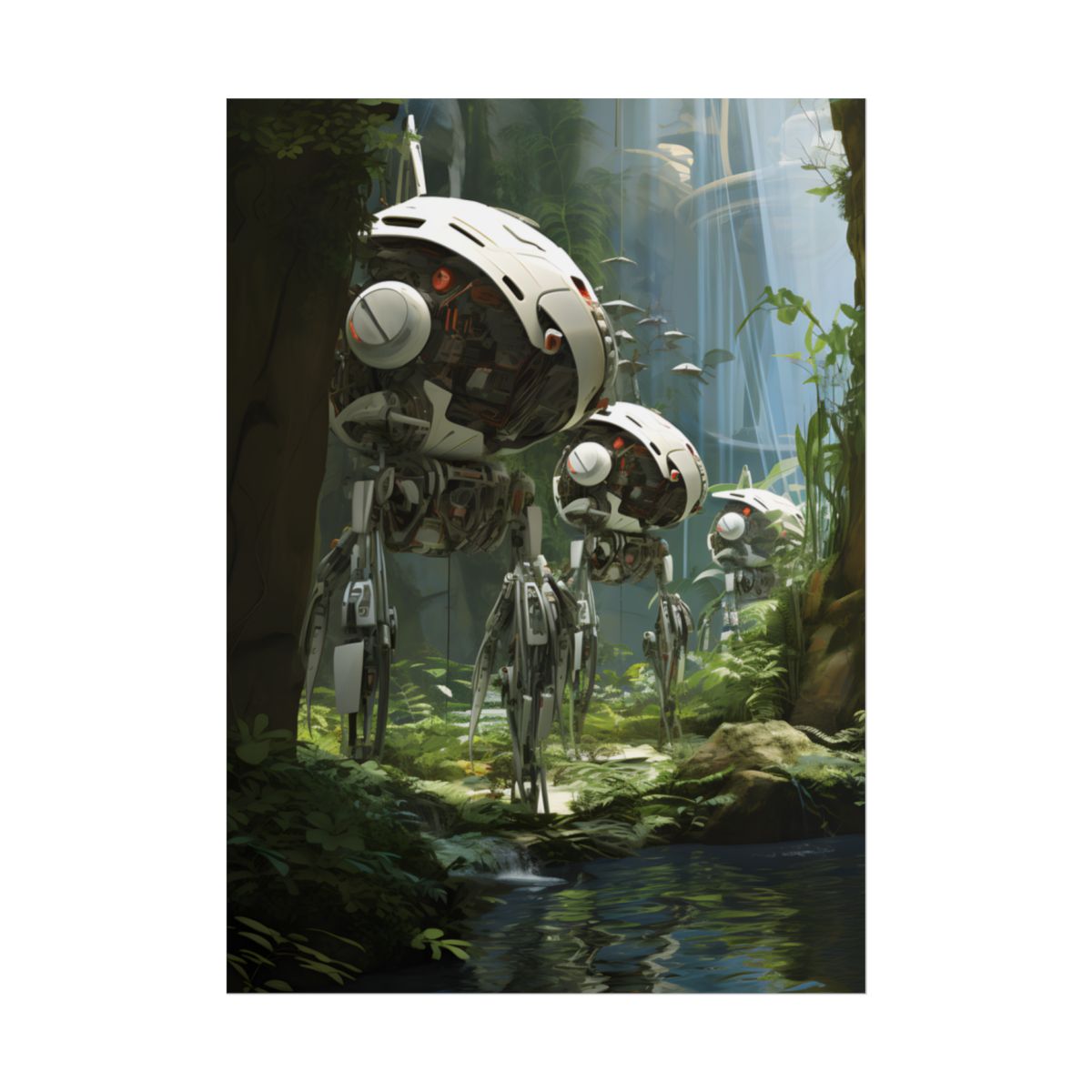 A haven for wildlife, powered by artificial intelligence - Robotic Sanctuary - Poster