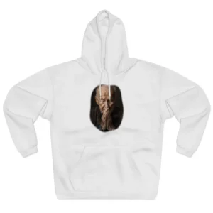 Elderly Man Praying Portrait Hoodie