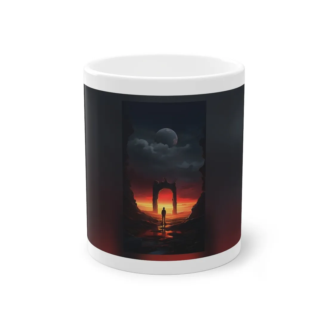 A Moment of Stillness: Phone in Quiet Indoor Setting - Mug