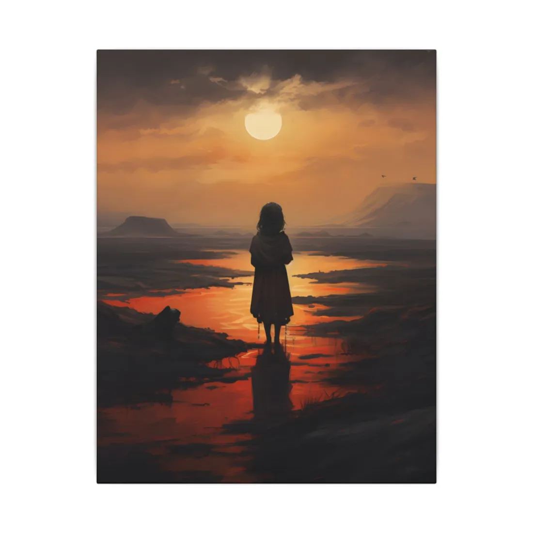 A Simple Yet Intriguing Scene: Mysterious Moments in Everyday Life - Canvas