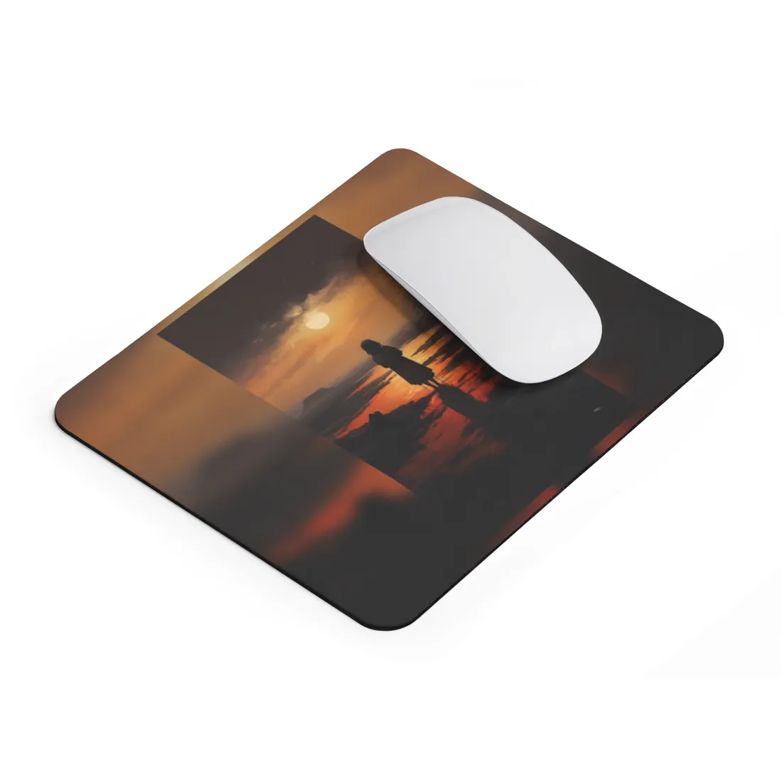 A Simple Yet Intriguing Scene: Mysterious Moments in Everyday Life - Mouse Pad