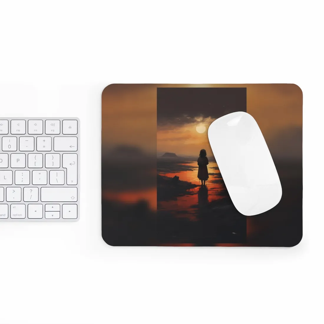 A Simple Yet Intriguing Scene: Mysterious Moments in Everyday Life - Mouse Pad