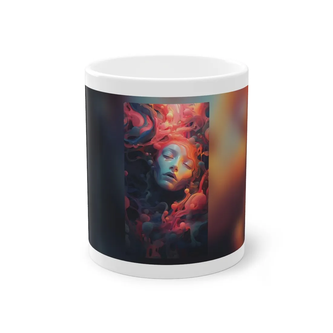 Abstract Cyber Dreamscape - Mug