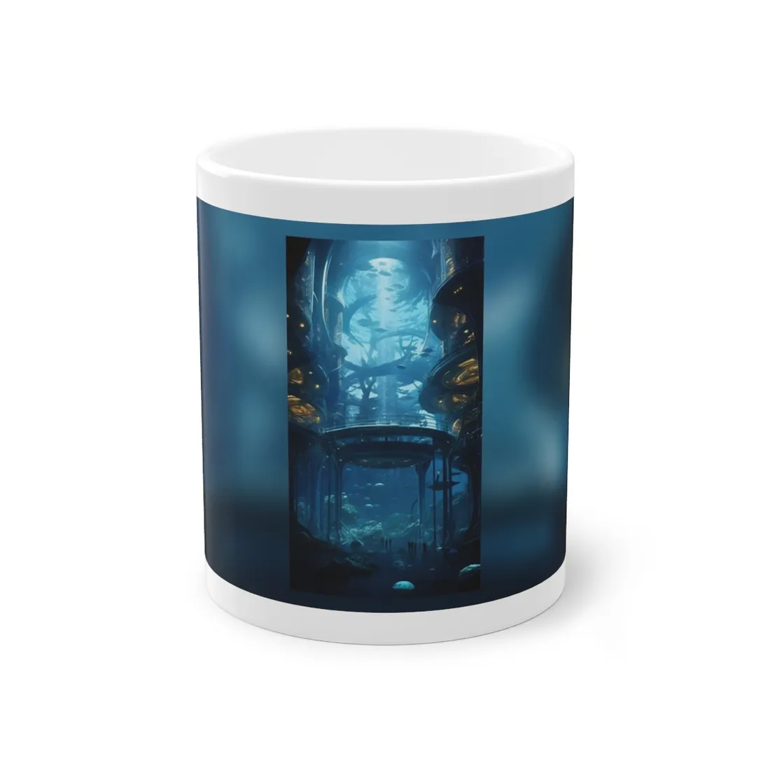 Advanced Underwater City: Visionary Metropol in the Future - Mug
