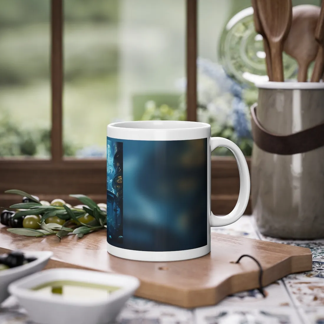 Advanced Underwater City: Visionary Metropol in the Future - Mug