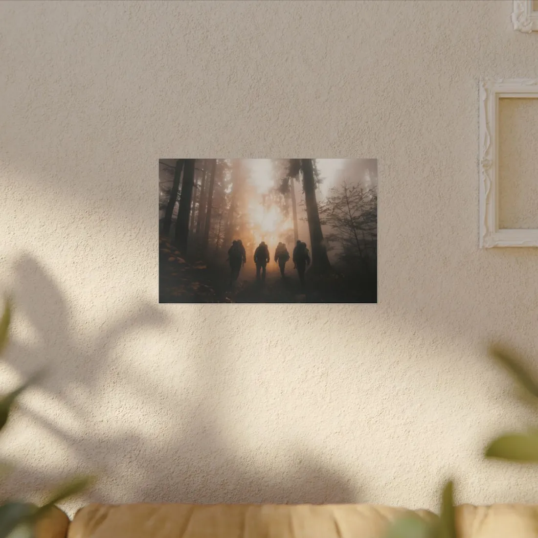 Adventure Through The Mysterious Forest: Group Expedition - Canvas