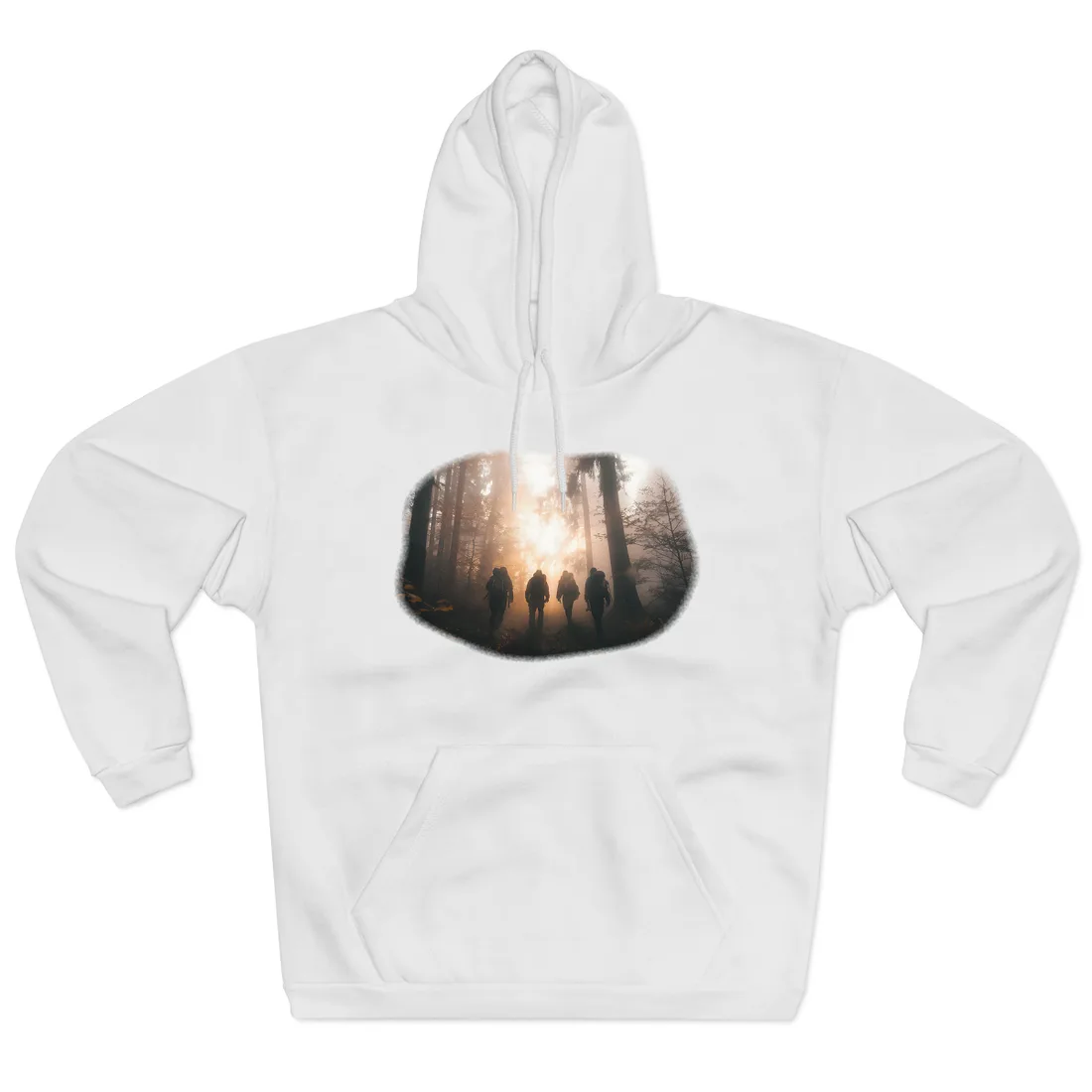 Adventure Through The Mysterious Forest: Group Expedition - Hoodie (White)