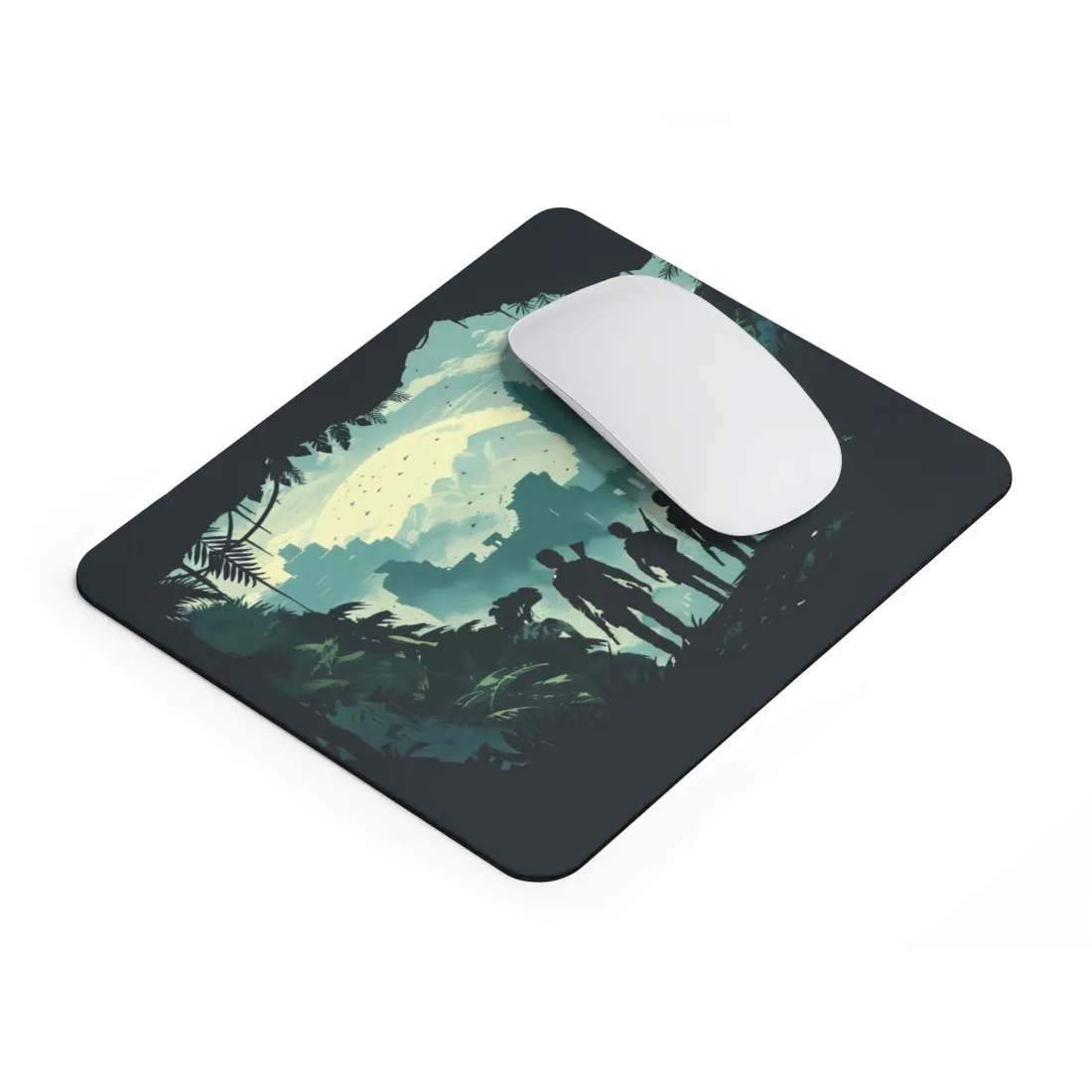Adventurous Pair: Heroes by Side - Mouse Pad