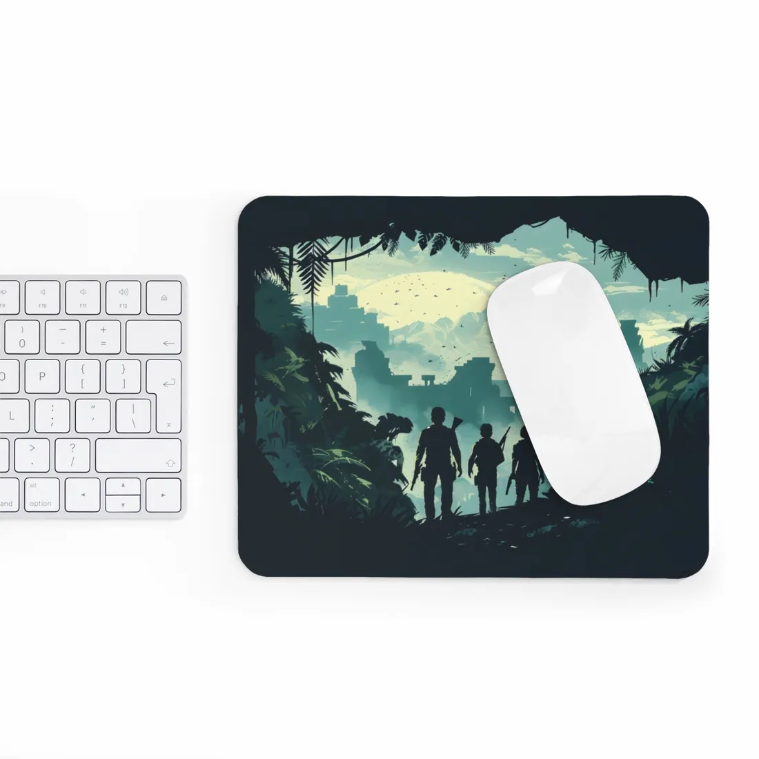 Adventurous Pair: Heroes by Side - Mouse Pad