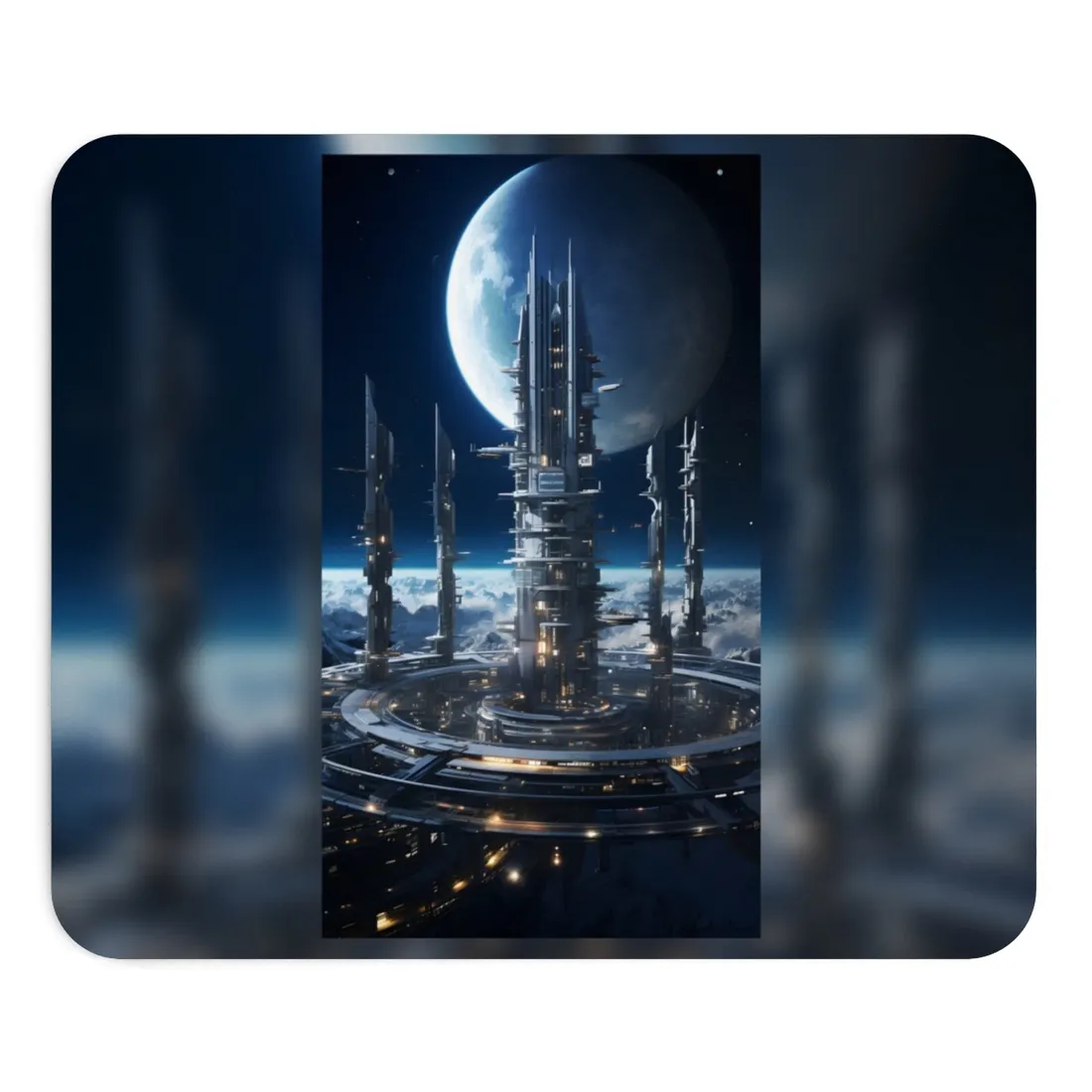 Aetherial Space Station: Isolated Horizon - Mouse Pad