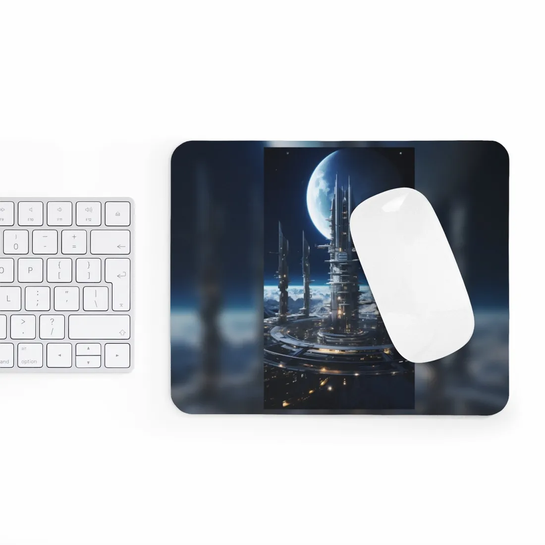 Aetherial Space Station: Isolated Horizon - Mouse Pad