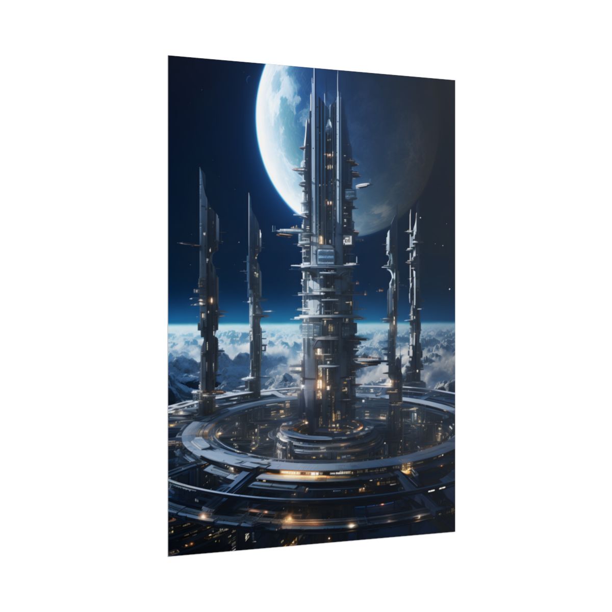 Aetherial Space Station: Isolated Horizon - Poster