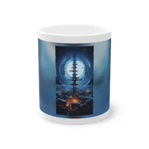 Moonlit Tower City Mug