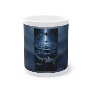 Concentric Ring Space Station Mug