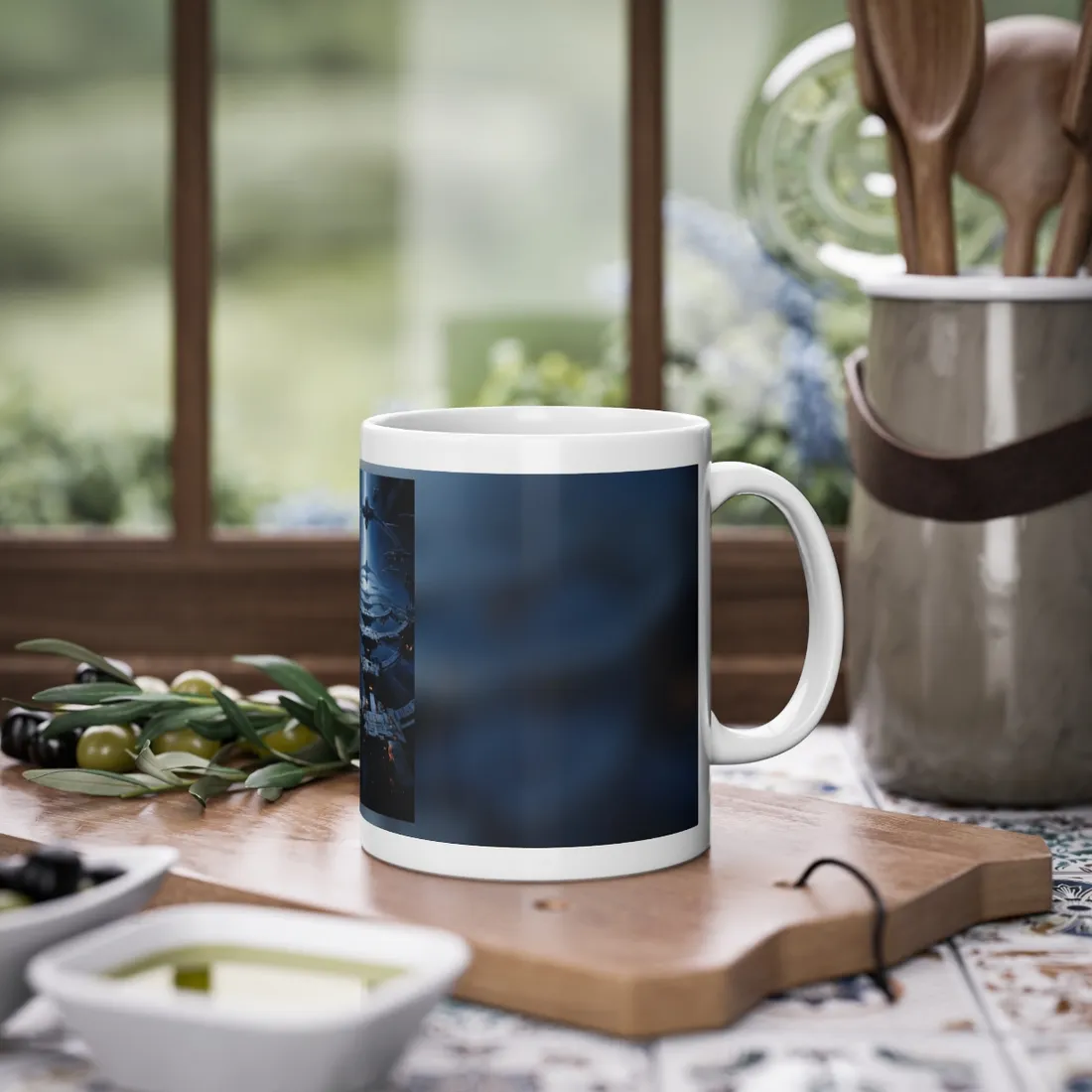 Aetherial Space Station: Massive Orbital Habitat - Mug
