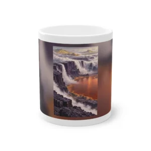 Basalt Cliffs Above Orange Lake Mug