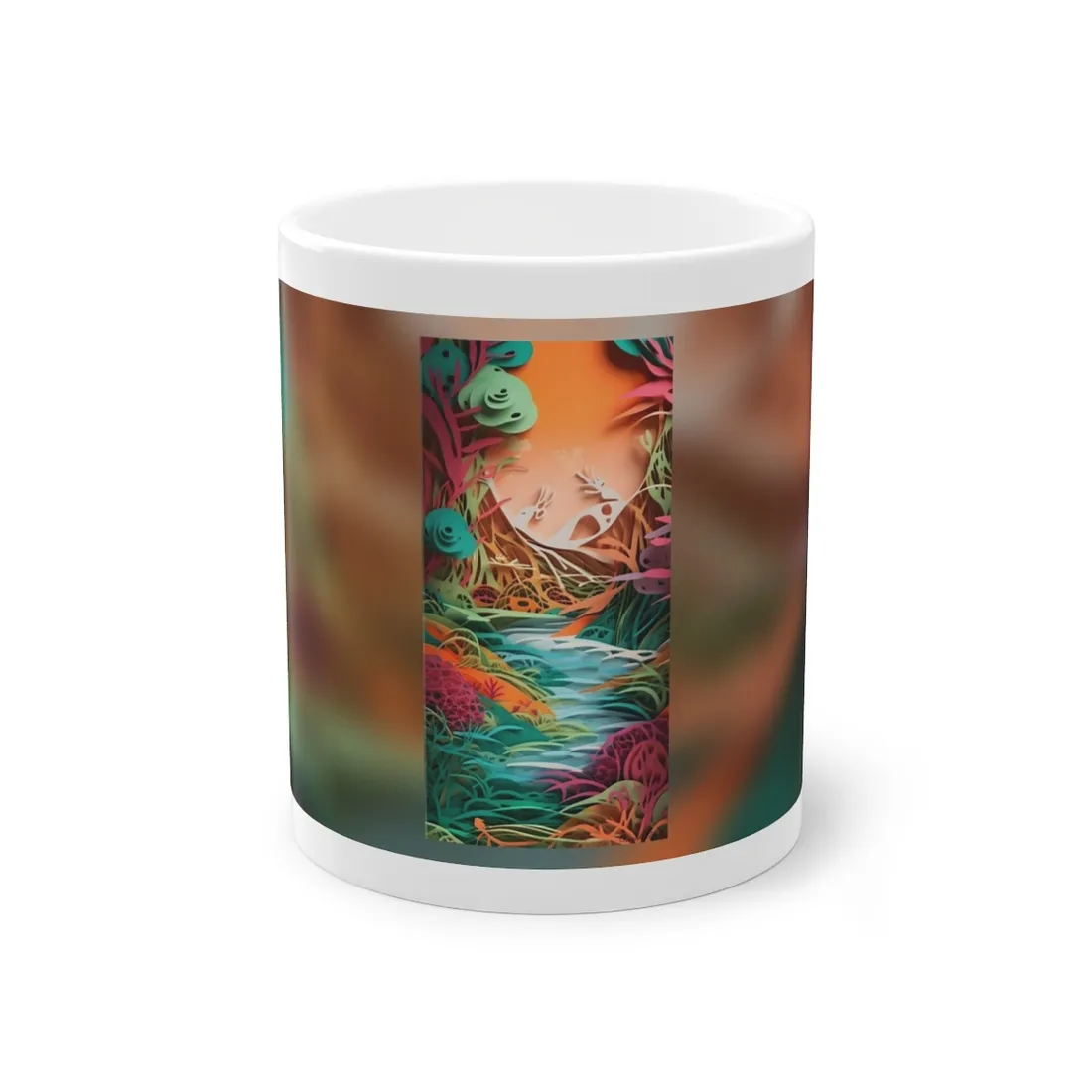 American Realism: Rolling Hills and Winding Rivers - Mug