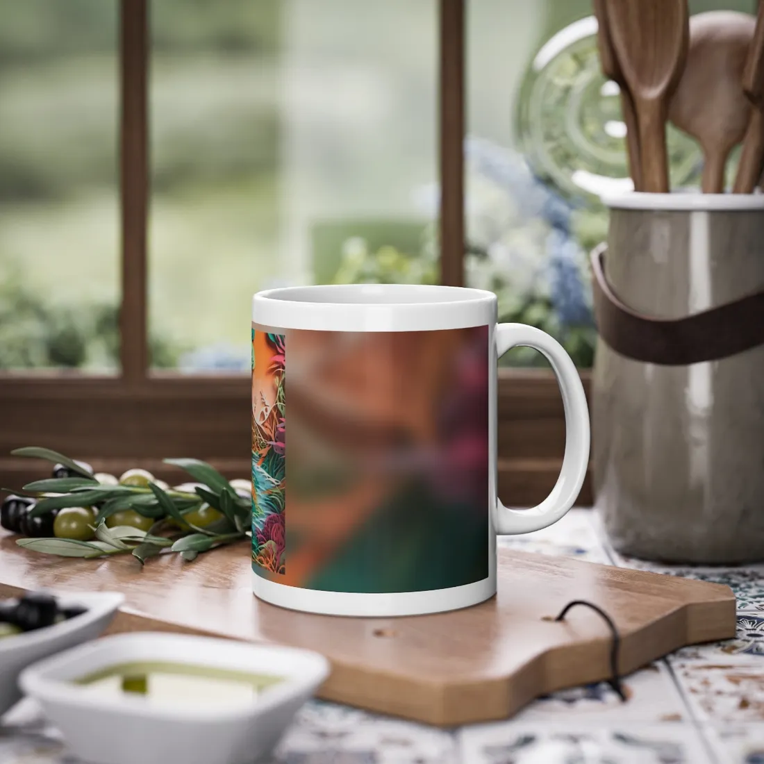 American Realism: Rolling Hills and Winding Rivers - Mug