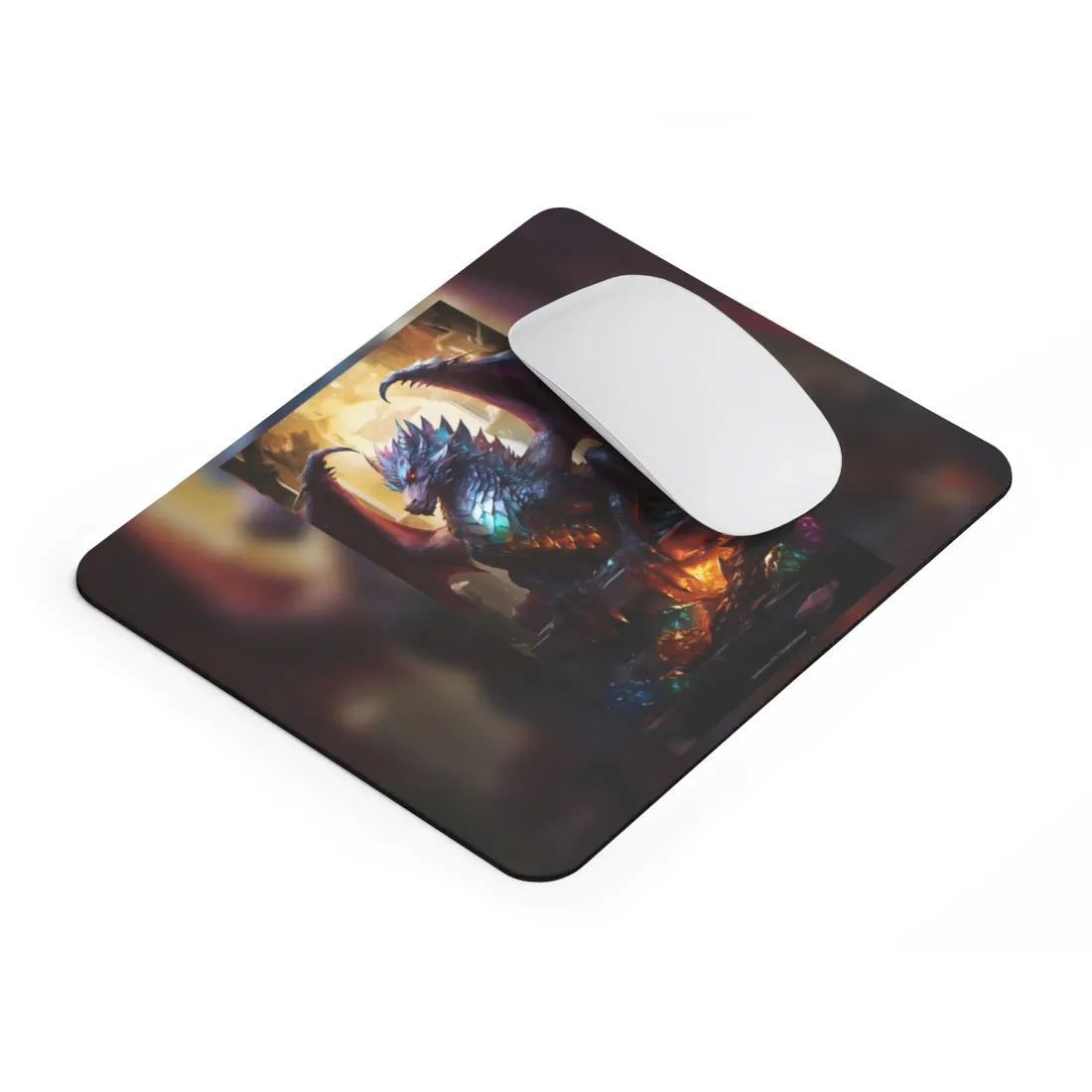 Ancient Dragon's Majestic Lair: Fantasy Guardians of Old - Mouse Pad