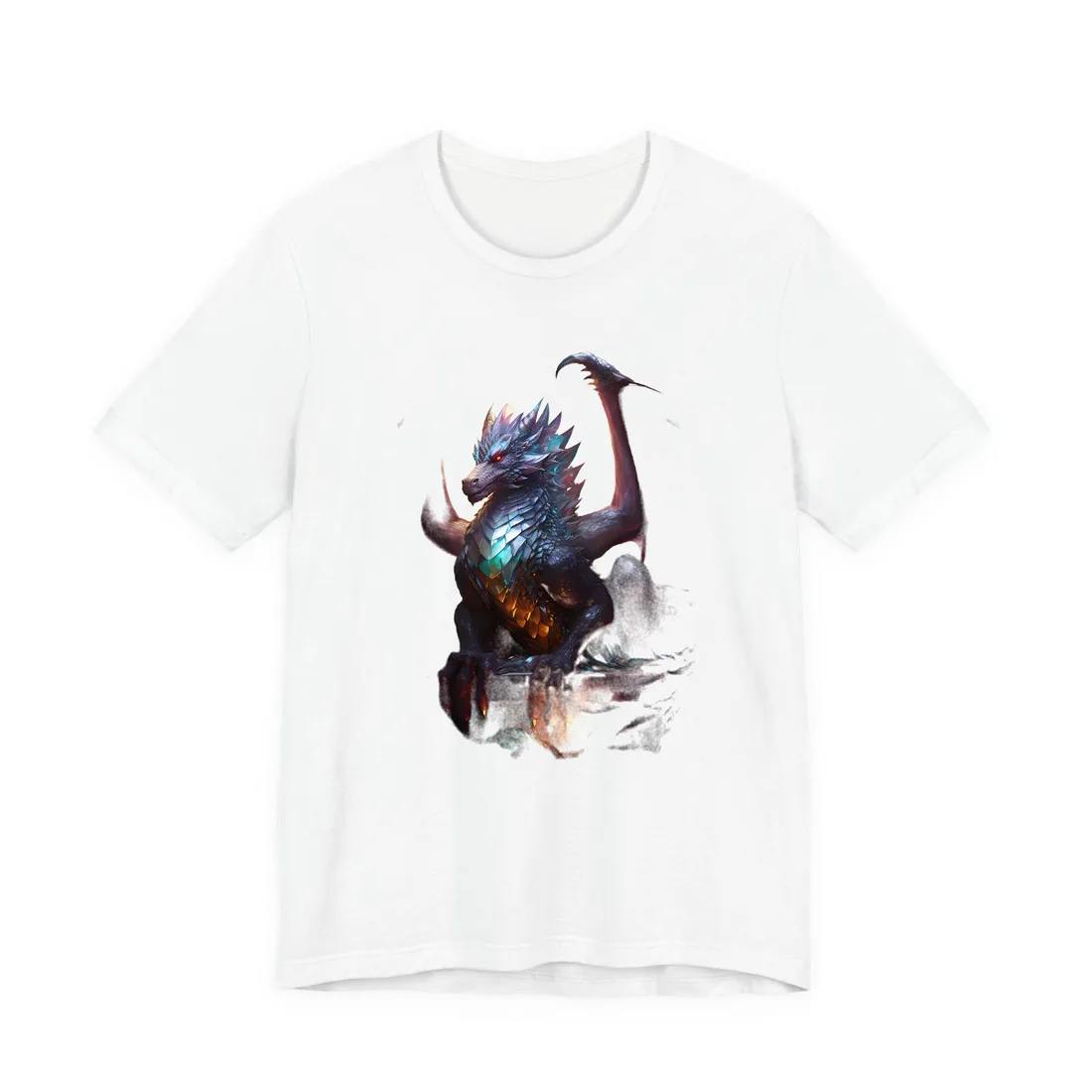 Ancient Dragon's Majestic Lair: Fantasy Guardians of Old - T-Shirt (White)
