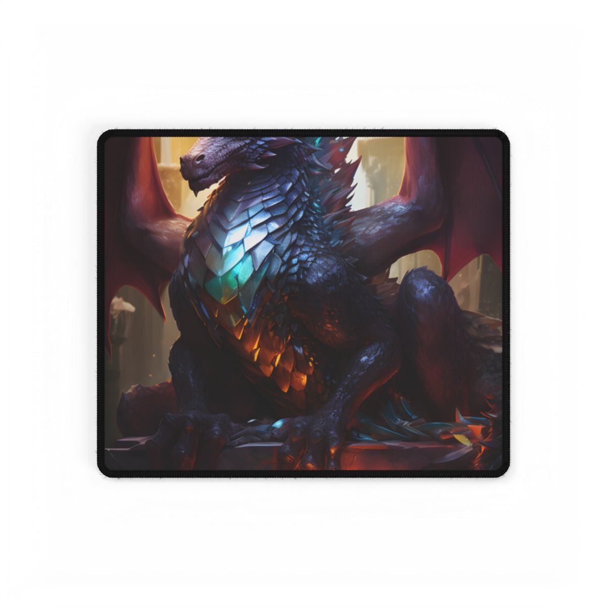 Ancient Dragon's Majestic Lair: Fantasy Guardians of Old - Desk Mat