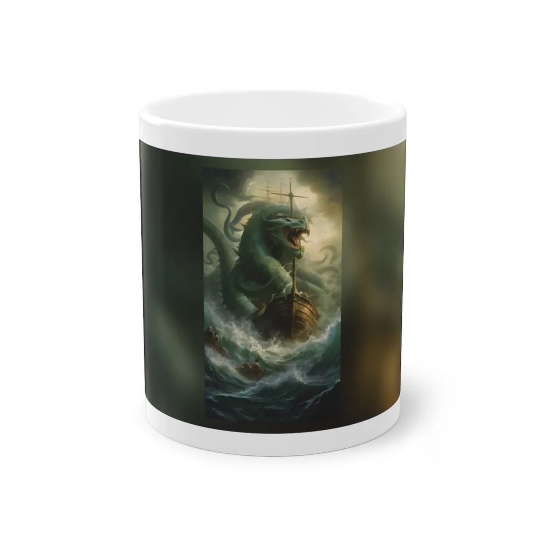 Ancient Mythical Sea Monsters: Prehistoric Marine Creature Art - Mug