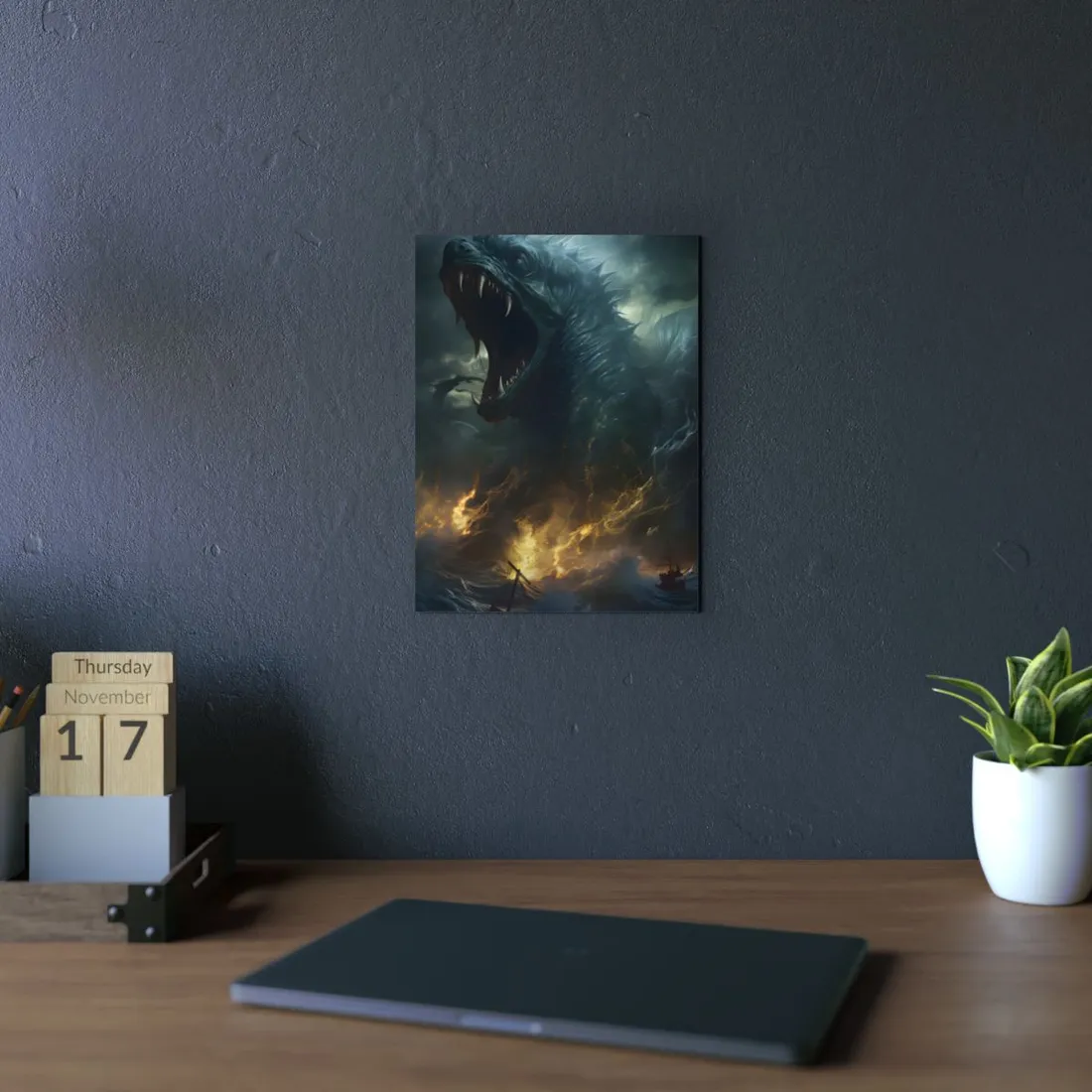 Ancient Sea Monsters: Mythical Creatures of Legend - Metal Poster