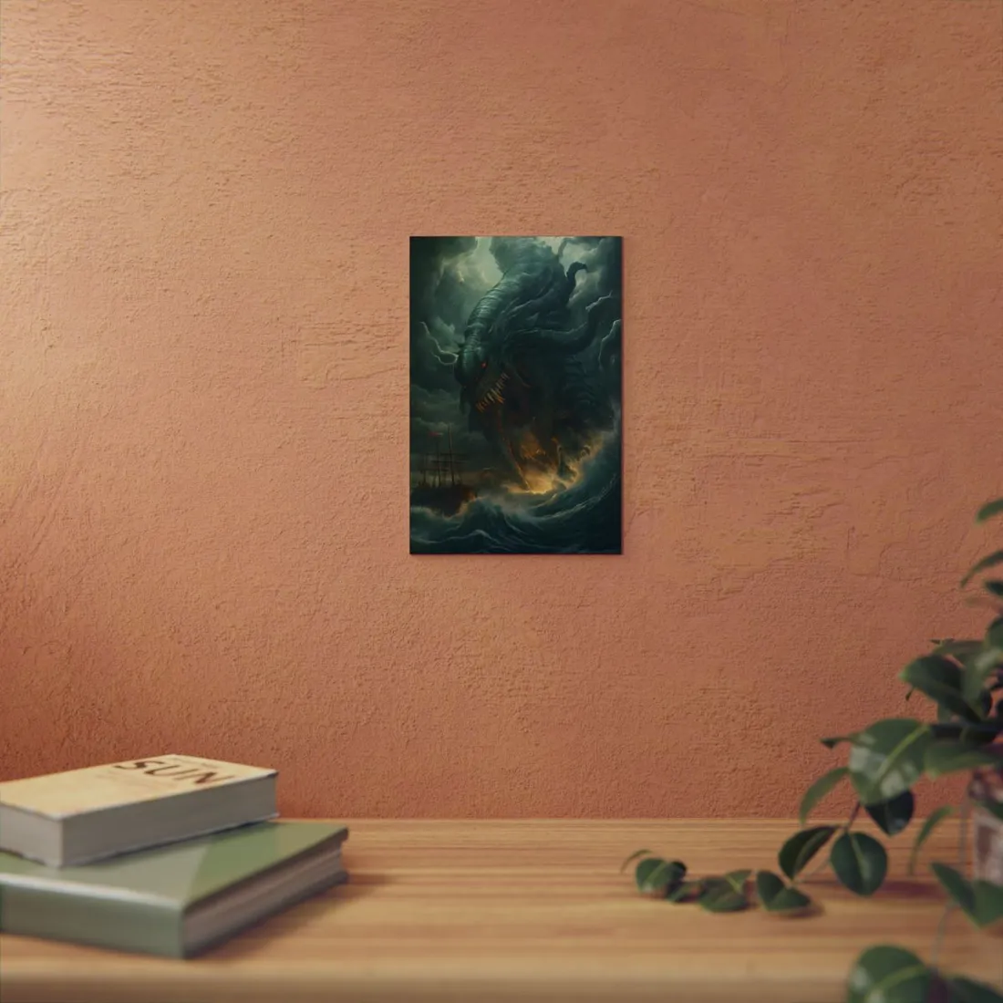 Ancient Sea Monsters: Mythical Marine Reptile - Metal Poster