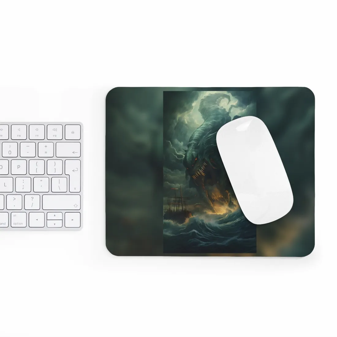 Ancient Sea Monsters: Mythical Marine Reptile - Mouse Pad