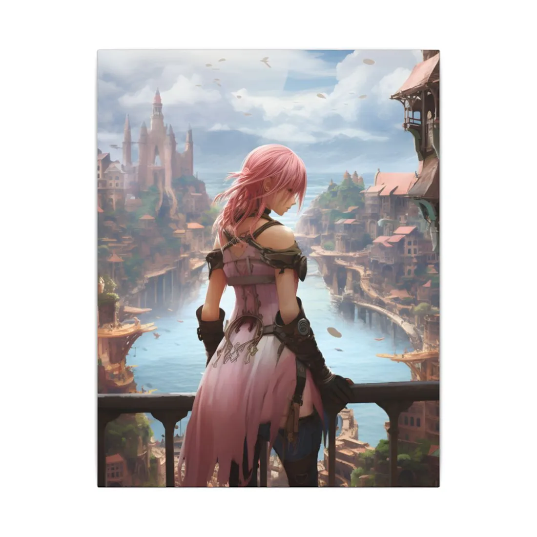 Anime Birds in Flight: Detailed Feathered Friends - Canvas
