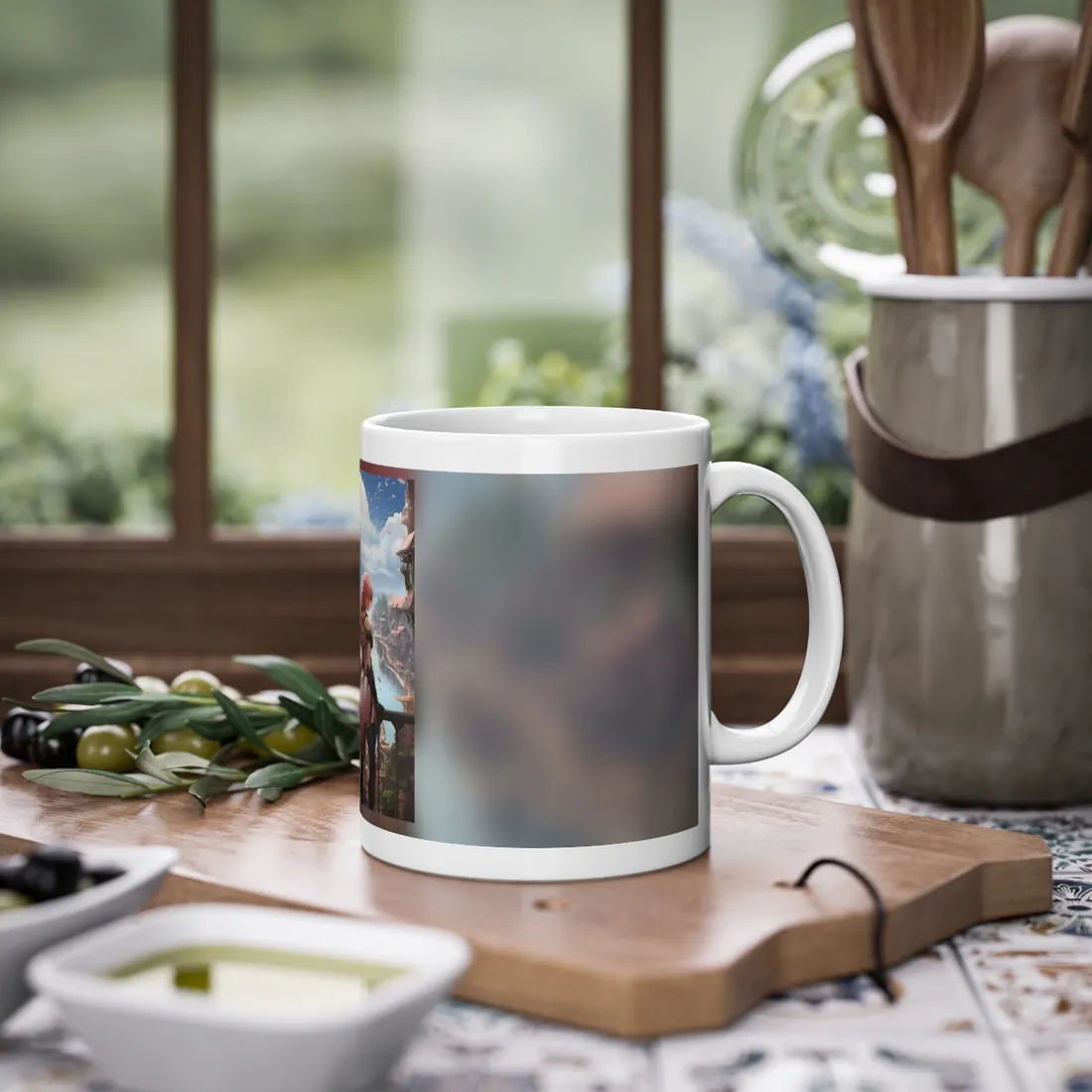 Anime Birds in Flight: Detailed Feathered Friends - Mug