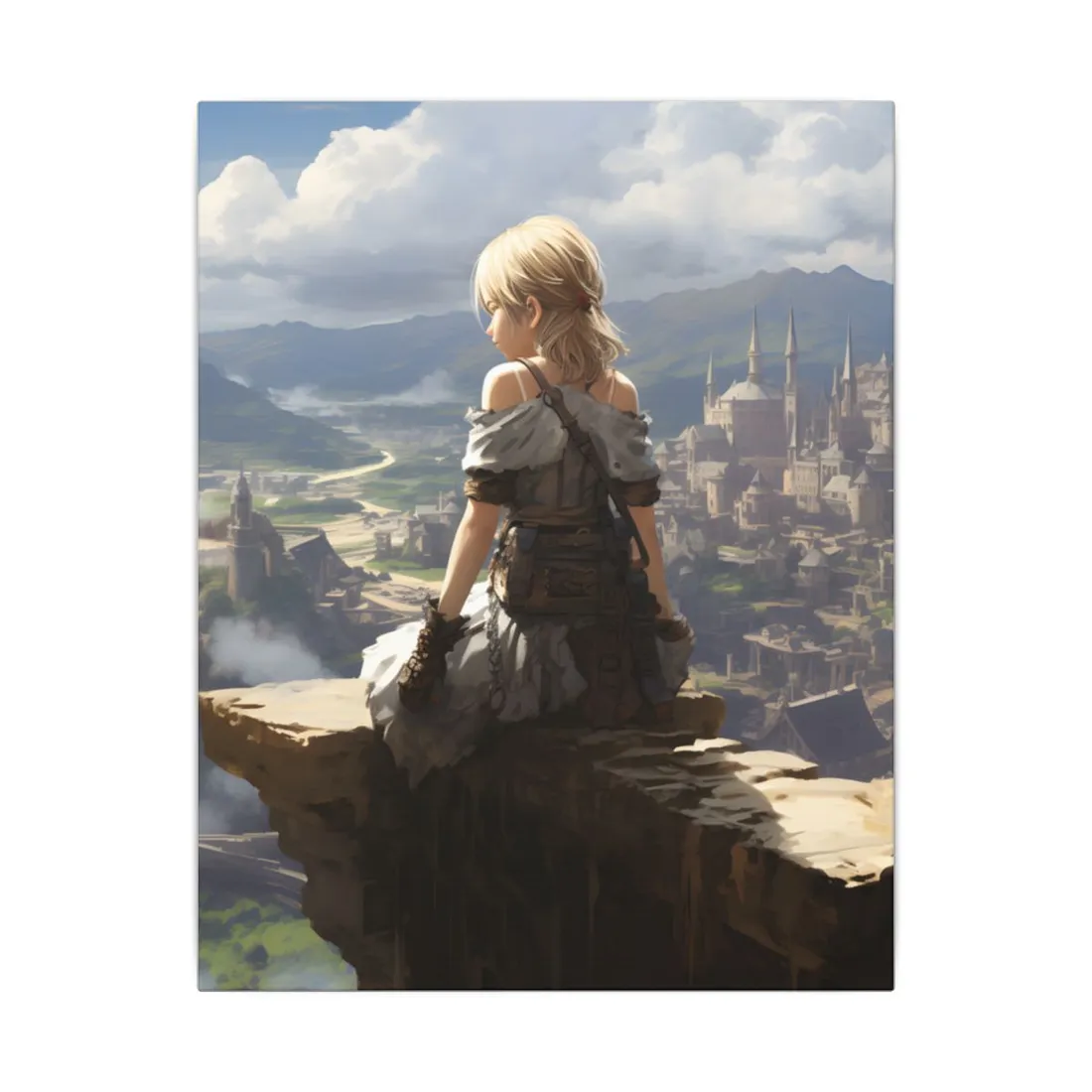 Anime Dreams: Flying Blonde - Canvas