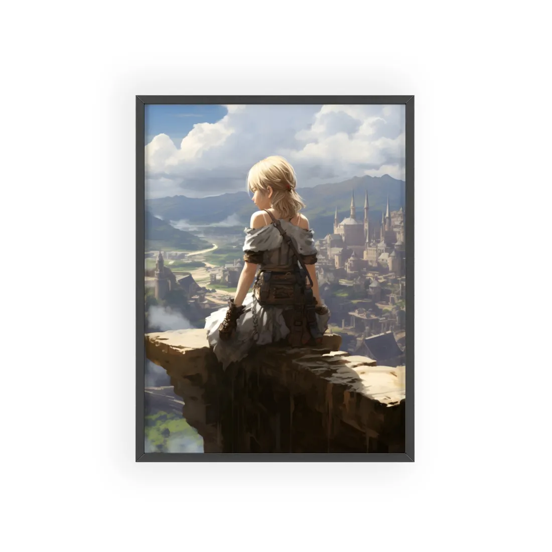 Anime Dreams: Flying Blonde - Framed Poster