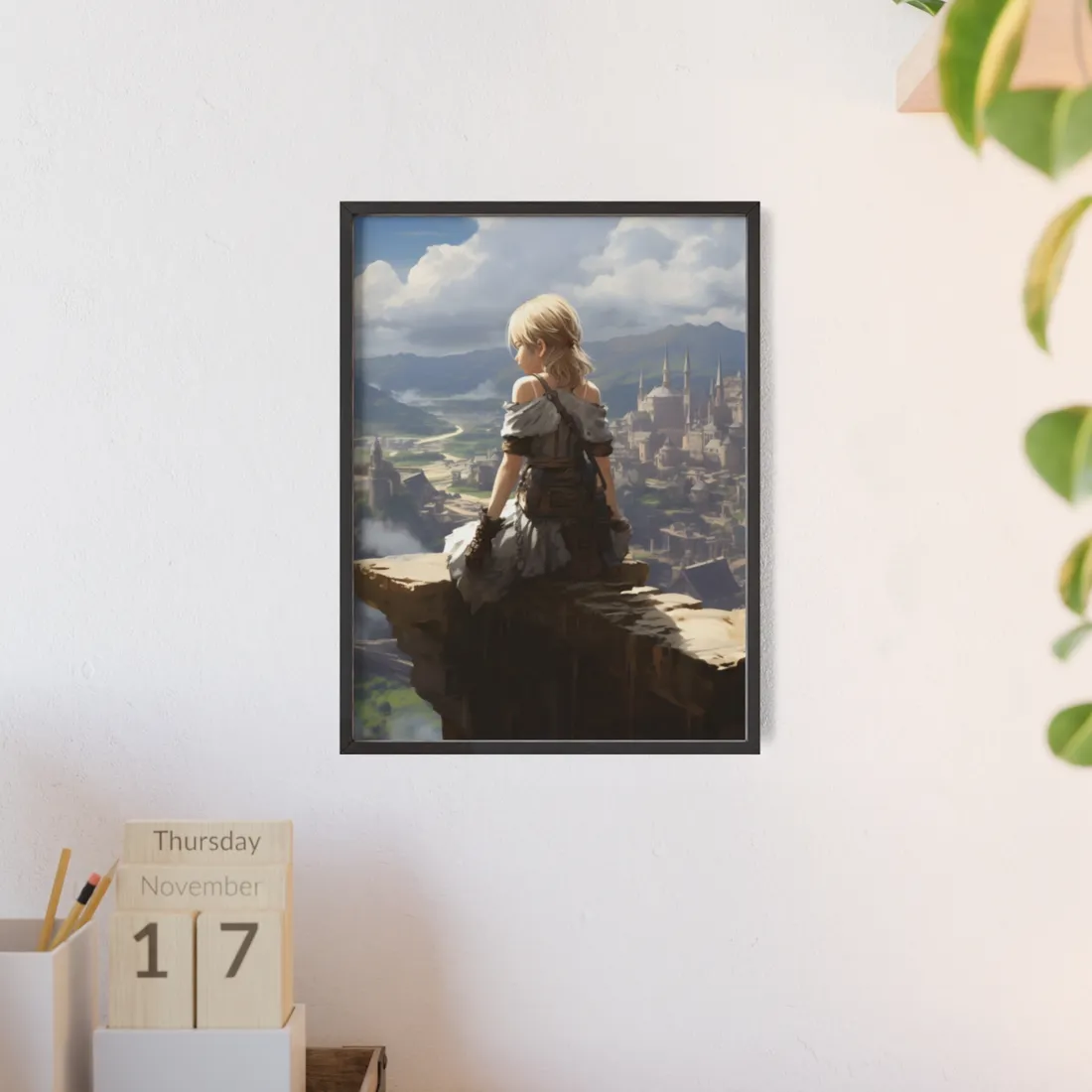 Anime Dreams: Flying Blonde - Framed Poster