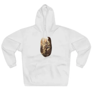Rooftop Watch over Town Hoodie