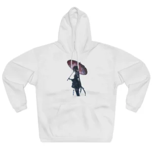 Girl with Red Parasol Hoodie