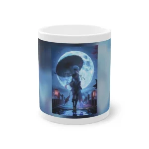 Moonlit Bridge Parasol Mug