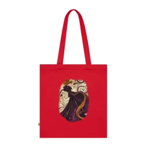 Art Nouveau Lady in Plum Tote Bag