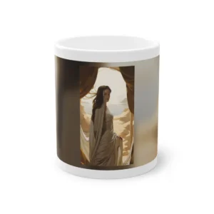 Woman in Draped Gown Mug