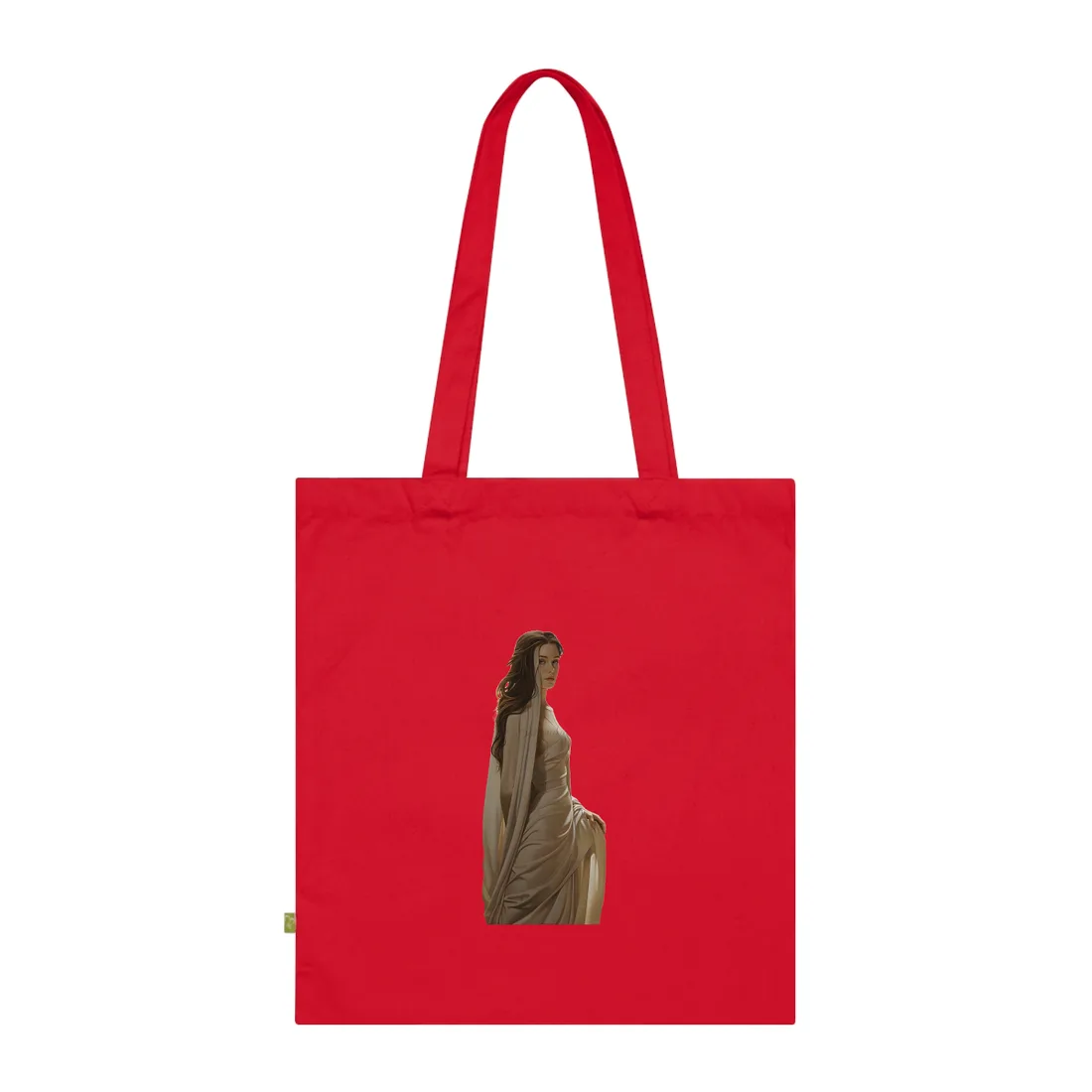 Artistic Book Cover: Unique Perspective Tote Bag - Tote Bag (Classic Red)