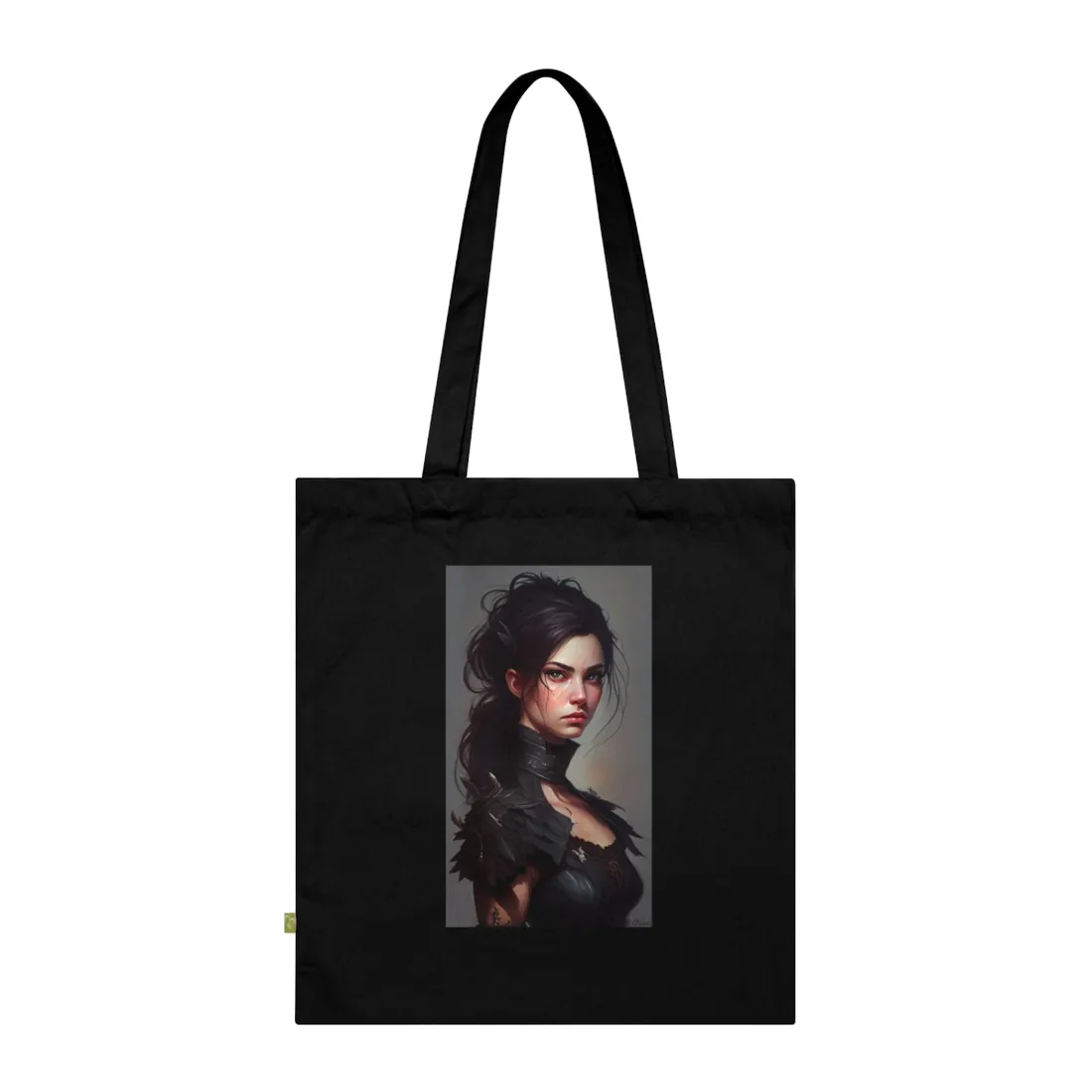 Artistic Female Portrait: Elegant Dress - Tote Bag